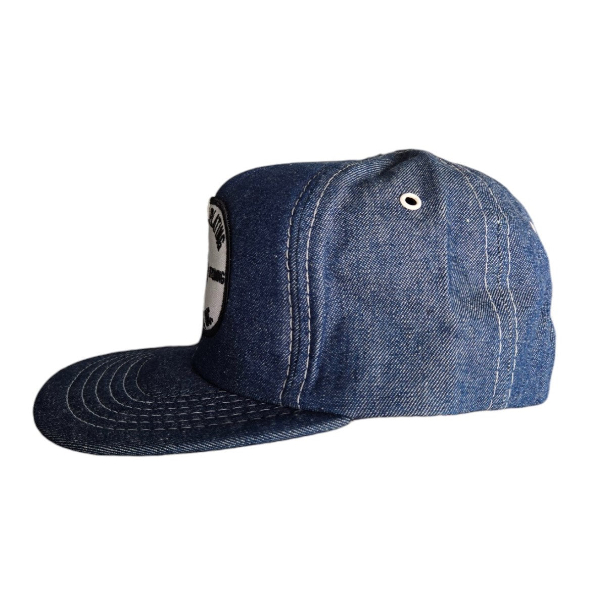 Grinding Denim Snapback Hat