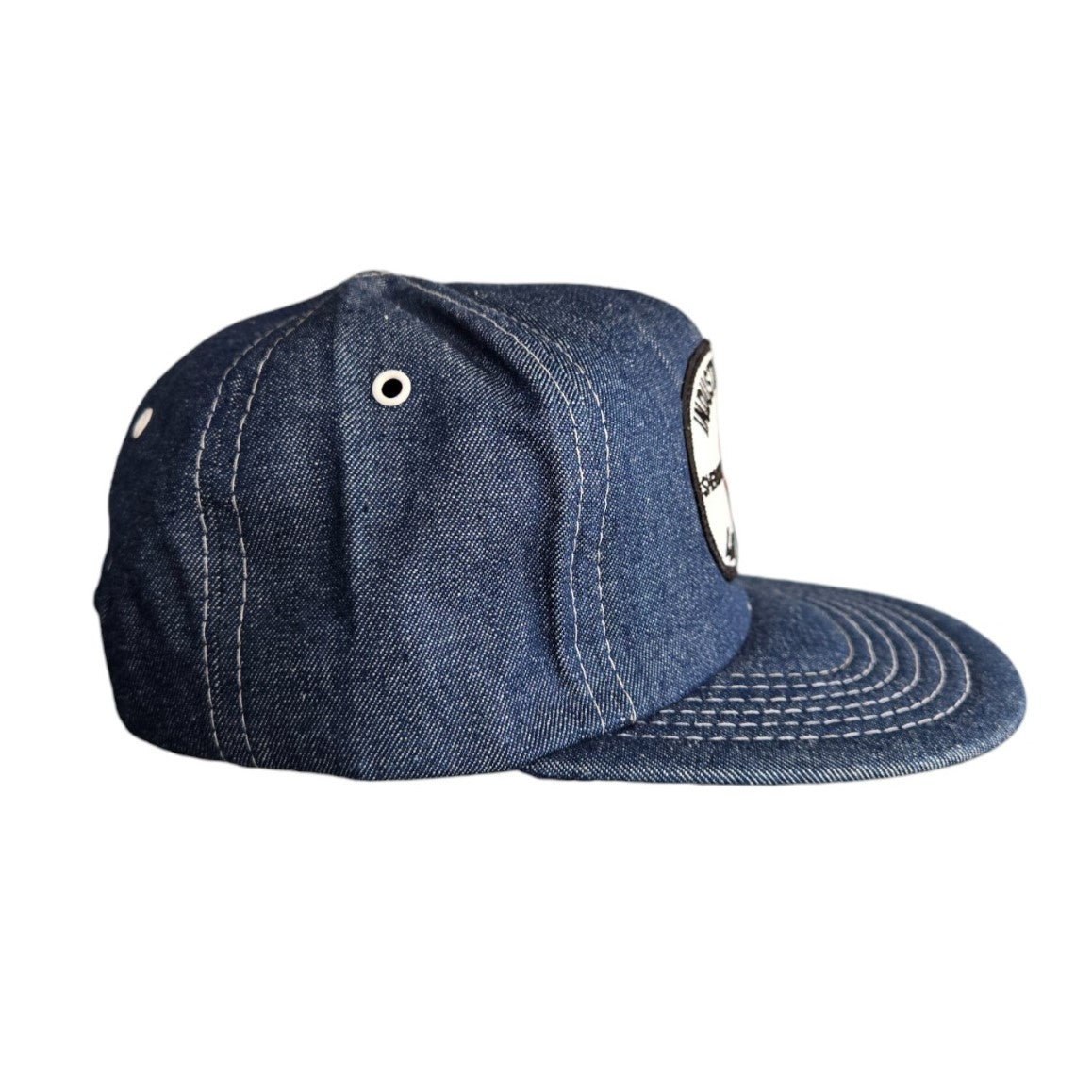 Grinding Denim Snapback Hat