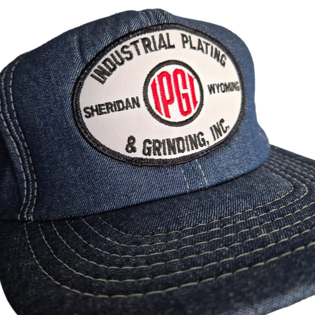 Grinding Denim Snapback Hat